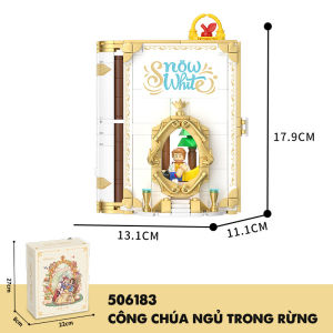 Đồ Chơi Lắp Ráp Kiểu LEGO Mô Hình Cuốn Truyện Cổ Tích Công Chúa Ngủ Trong Rừng Nàng Tiên Cá Wekki Với 700+ PCS