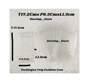 Packingan Casing Hp Packingan Vvip Fashion Case isi 50pcs Mika Transparan Bening