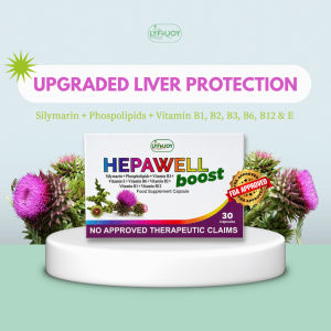 LYFNJOY Hepawell Boost Silymarin + Phospholipids + Vitamin E + B Vitamins Capsule Health Supplements