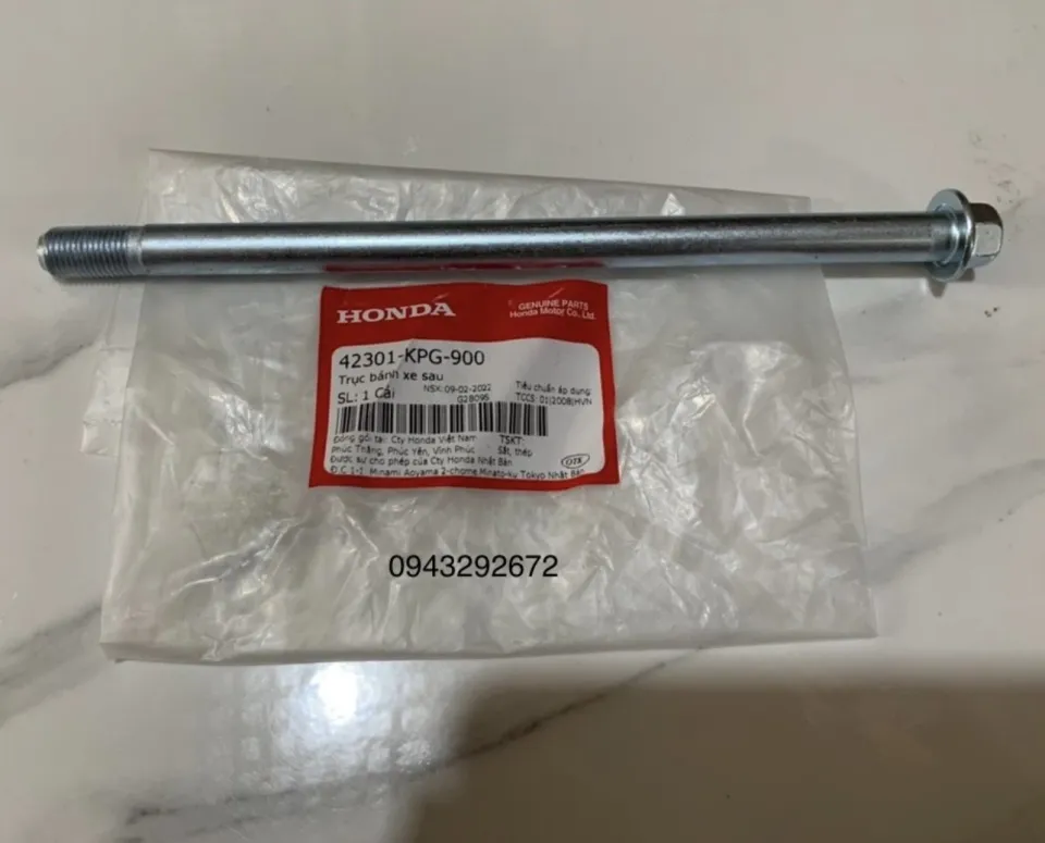 Trục Bánh Xe Sau Rs 100 + Neo Honda ( 42301KPG900 ) | Lazada.vn