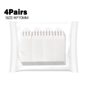 4 Pairs Picture Hanging Strips Tanpa Paku Daya Tidak Akan Merusak Dinding
