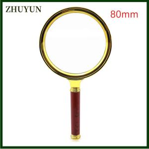ZHUYUN Portable Magnifying 10X Handheld 60 70 80 90 100mm Portable Magnifier