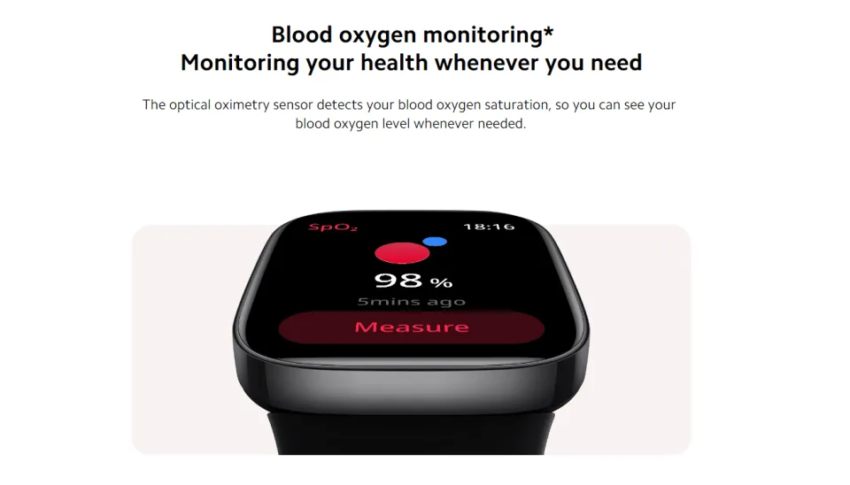Blood Oxygen Level Realme Spo2 Accuracy Realme Smart Watch