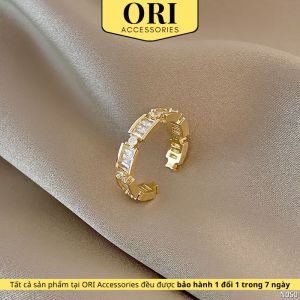 Nhẫn nữ Freesize pha lê Azura thời trang sang trọng ORI ACCESSORIES N050