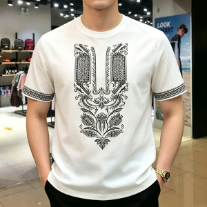 Classic Barong Tagalog For Men Modern Shirt For Men Casual Retro Ethnic Asean Attire High Quality Dry Fit Short Sleeve Polo Shirts