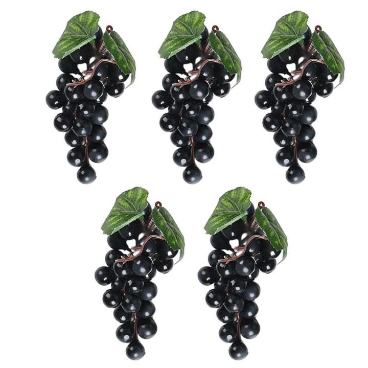 【Cửa Hàng dành cho người đam mê xe đạp】 Bộ 5 Cụm nho nhựa trang trí để ...