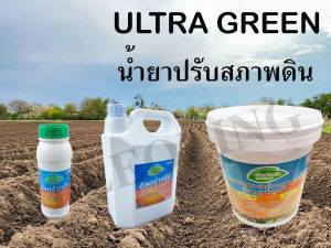 ปรับสภาพดิน อัลตร้ากรีน ULTRA GREEN สารปรับปรุงดินชนิดน้ำ ชนิดน้ำ ปูนขาวชนิดน้ำ สารเพิ่มประสิทธิภาพพืช โดย Beeoling shop