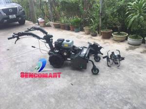 Máy làm cỏ trục băm. Mẫu 2025 cải tiến động cơ xăng 7HP