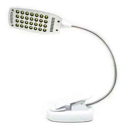 Lampu Klip USB 28 LED - YHX-187 Lampu Belajar Lampu Baca Lampu Jepit