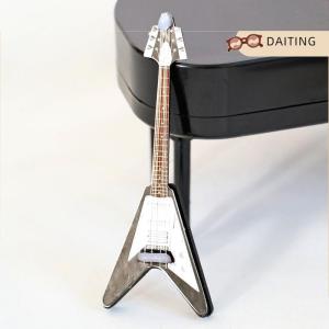 DAITING 1Pcs Dollhouse Guitar Toys Dollhouse Musical Instrument Model Dolls House Decor