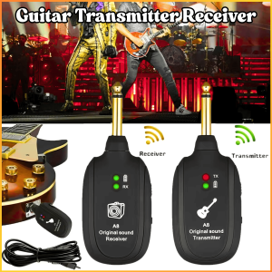 COD KEEP MOTION UHF Jack Gitar Wireless Transmitter Receiver Anti Noise System Amplifier Distorsi A8