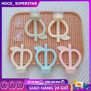 Túi nhai gặm hoa quả kiêm gặm nướu xuất Hàn túi nhai ăn dặm chống hóc Silicone