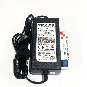 Adapter DC 15V - 2A / Đầu cắm 5.5mm x 2.1mm (Adapter dây liền)