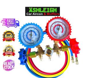 Car Aircon MANIFOLD GAUGE SET with HOSE Heavy Duty set 134a Airconditioning