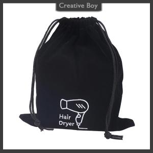 [Creative] Hair Dryer Drawstring Storage Travel Pouch Hairdryer Organizer Blow Container Hotel Jewelry Cotton Case Blower Supplies Tools