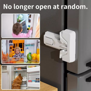 Baby Safety Lock Refrigerator Lock Child Anti-clamping Cabinet Door Lock Door Stopper Freezer Lock