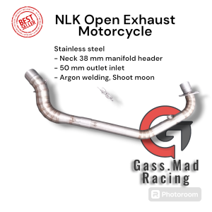 Tengko Leher Knalpot Standard Racing / Neck Exhaust Mx135Supra125Mx-kingSonic150Satria fu