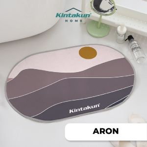 Keset Kaki Oval Kintakun Anti Slip Nyloon 40 x 60 cm Keset Kamar Mandi keset oval Termurah Terbaru Promo