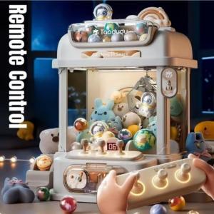Doll Machine Kids Coin Operated Play Game Mini Claw Catch Toy Crane Machines Music Doll Children Xmas Gifts Toys