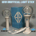 SB19 merchandise official light stick v3+ Blue LED (fast flash, slow flash, steady) acrylic rotating 360 degrees with box and freebies glow stick light stick for concert /kpop lightstick. 