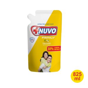 Nuvo Body Wash  Fresh  Protect Kuning Yuzu & Lemon 825 ml