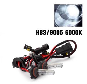AUTO STYLE ชุดหลอดไฟหน้ารถยนต์ XENON HID รถISUZU D-MAX ปี 2002-2006 ตรงรุ่น ไฟสูง ขั้ว HB3/9005 1คู่ พร้อมบัลลาสต์ 55W สินค้าพร้อมส่ง
