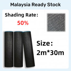 95% Jaring Hitam Sun Shade Net Black Sun Shade 50% Black net Anti-UV Hitam Awnings Jaring Orchid Net Garden Sunblock
