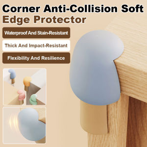 🚗COD/Cartoon Baby-Safe Soft💕【Penutup Pelindung Tepi Lembut Anti-perlanggaran Sudut Meja】Corner Protectors/Table Edge Guards/Safety Bumpers/Childproofing/Furniture Protection/Adhesive Padding For Kids Toddlers Home Office Nursery