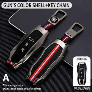 For Porsche Boxster Cayman Panamera Car Key Case Keyless Cover Key Shell Car Accessories Protective Case With Remote Control