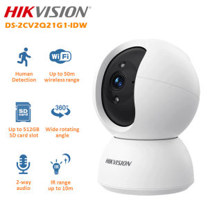 Hikvision CCTV Wifi Camera DS-2CV2121G2-IDW 2MP HD Two-way Audio 360° Camera Support Motion Human Detection Mobile Monitoring Fixed Dome Network IP Camera