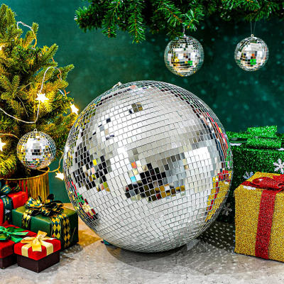High Quality Hanging Mirror Disco Ball Ornament Glass Disco Balls Decoration Reflective Mini Disco B