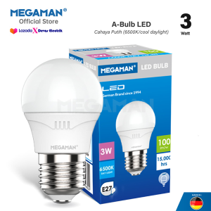 LAMPU MEGAMAN 3W LED YTG45Z1 6500K SATUAN 3 WATT GARANSI 2 TAHUN