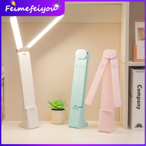 2-Head Table Lamp: A Stepless Dimming & Rechargeable Desk Lamp