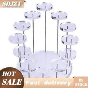SDJZT Cupcake đứng Acrylic hiển thị đứng cho đồ trang sức bánh tráng miệng giá Đảng trang trí nội thất