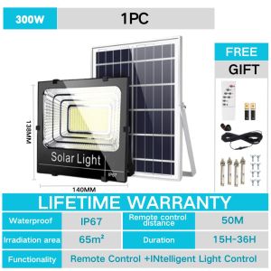 YC Solar Light Outdoor Waterproof LED Light Solar Flood Light Street Lamp 200W-5000W