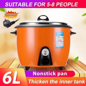 ZZUOM Electric cooker rice cooker non-stick pan commercial large capacity 6L-28L multi-function cooker suitable for family dormitory restaurant European plug
