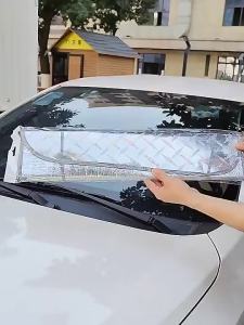 Tấm chắn nắng ô tô kính lái TCN01 Tấm che nắng ô tô 5 lớp tráng bạc chống nóng và tia UV