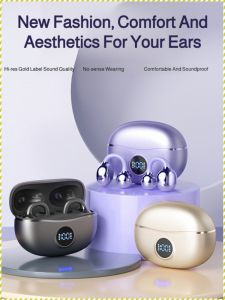 Bluetooth Headset Protect Ear Canal Health Upgraded Berlin Sound Effects Wireless Headphones