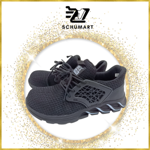 [BY SCHUMART] Safety Shoes with Laces Anti Slip with Steel Toe Protection Wide Feet Anti-Pierce Comfortable Sneakers (931/8817)