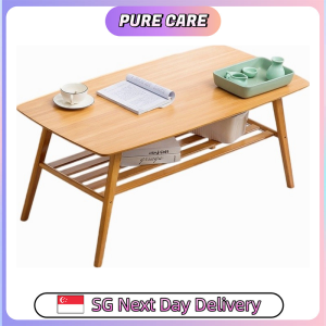 【Pure Care】 【Bamboo Wood COFFEE TABLE】★COFFEE DESK★WOOD ★SIDE TABLE ★DINING TABLE ★ELEGANT ★FURNITURE