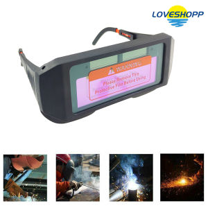 Solar Powered Auto Darkening Welding Glasses  safety goggles glasses goggles Eye protection welder glasses