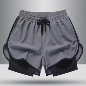 【BUY 1 TAKE 1 】Mens 2 in 1 Sports Shorts cycling shorts running sports pants Dri-Fit shorts