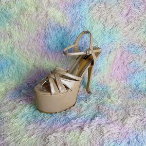 brgais RACHEL glossy Pageant heels 6.8inches Very High Heel(above 8 cm)#9238-1