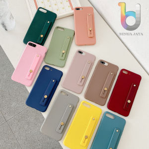 BJA Softcase Candy Handstand casing hp untuk REALME 5 C17 C11 C12 C25 All Type II WARNA KIRIM RANDOM