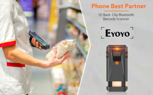 【🔥🔥🔥Hot sale & ready stocks】Eyoyo เครื่องสแกนเลเซอร์บาร์โค้ด 1D Barcode Scanner 3-In-1 เครื่องอ่านโค้ดคลิปหนีบตะแกรงหลังมีสายไร้สายและ USB 2.4กรัมสำหรับ Window/android/ios ทำงานร่วมกับ Ipad/ipad/iphone /Android โทรศัพท์แท็บเล็ต/ คอมพิวเตอร์