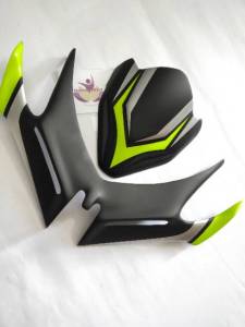 Winglet plus Visor Vario 125 LED new dan Vario 150 LED new Merah kilat