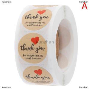 [COD] kunzhan 500pcs Thank You Stickers Seal Labels Round Paper Label sticker for Decoration