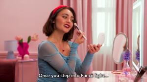 Fancii 10x Flexible Magnifying Mirror with 3 LED Light Settings Rechargeable - Gooseneck Lighted Makeup Mirror for Bathroom Locking Suction Mount Cordless 360 ° Rotatable (Mira 2 Plus)