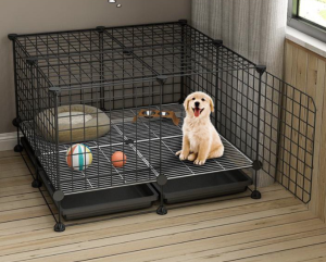 [FREESHIP ] Chuồng Chó Chuồng Mèo Lồng Quây Thú Cưng Lắp Ghép Đa Năng Sơn Tĩnh Điện Ko Gỉ Sét (tặng kèm chốt)