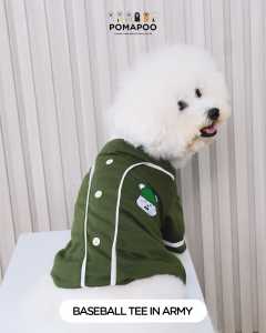 POMAPOO - Baju Kucing dan Baju Anjing Baseball Dress Dan Baseball Tee